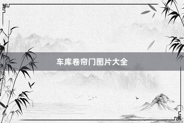 车库卷帘门图片大全